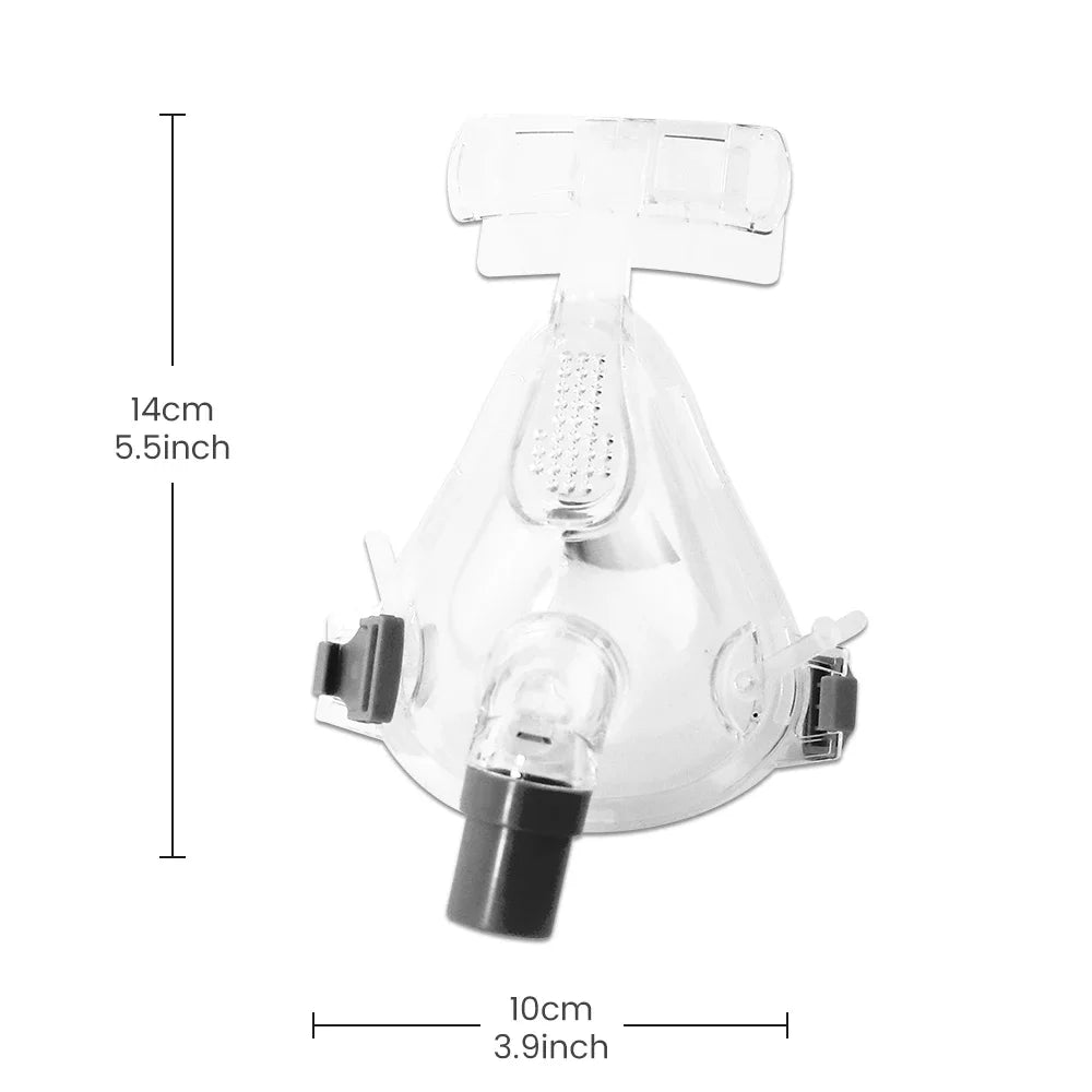 Comfortable CPAP Full Face Mask Adjustable Strap Respirator For Cushion Travel Anti Snoring Stopper Solution Tools Sleep Help