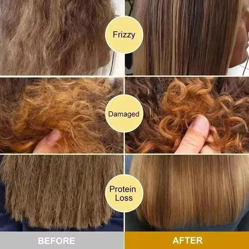 Tidesmit Keratin hair vitamin capsules for deep repair, smoothing frizzy, dry, and damaged hair for a shiny finish.