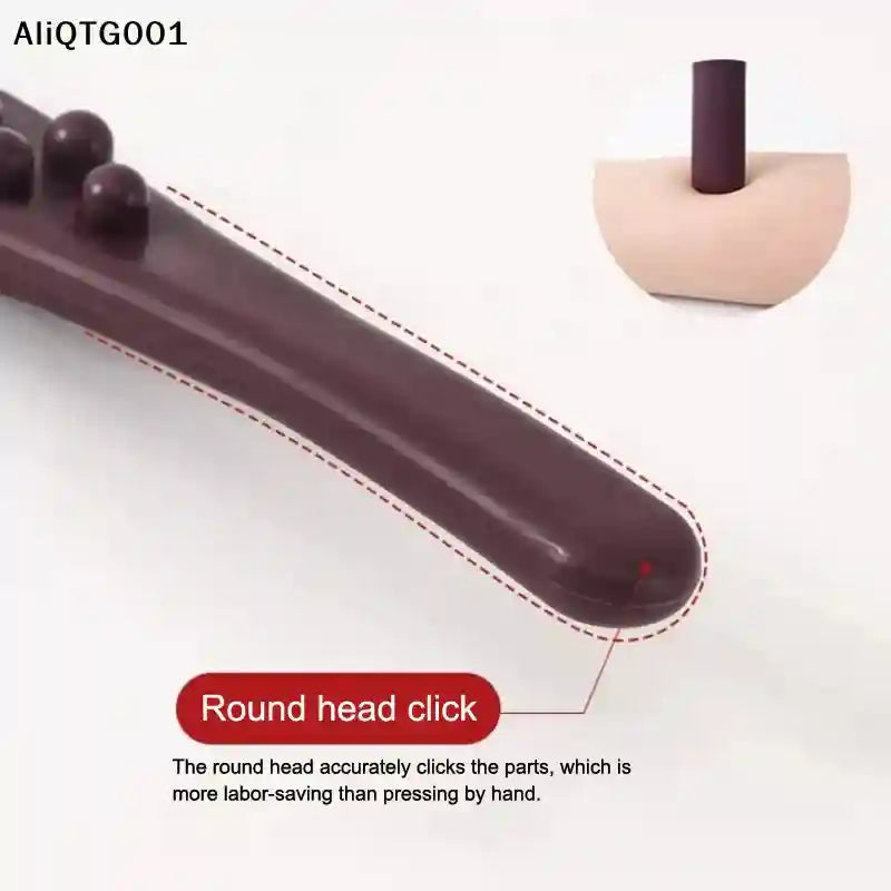 Back Massage Roller - Wooden 61-Bead Manual Deep Tissue Guasha Tool Massage Roller Tidesmit