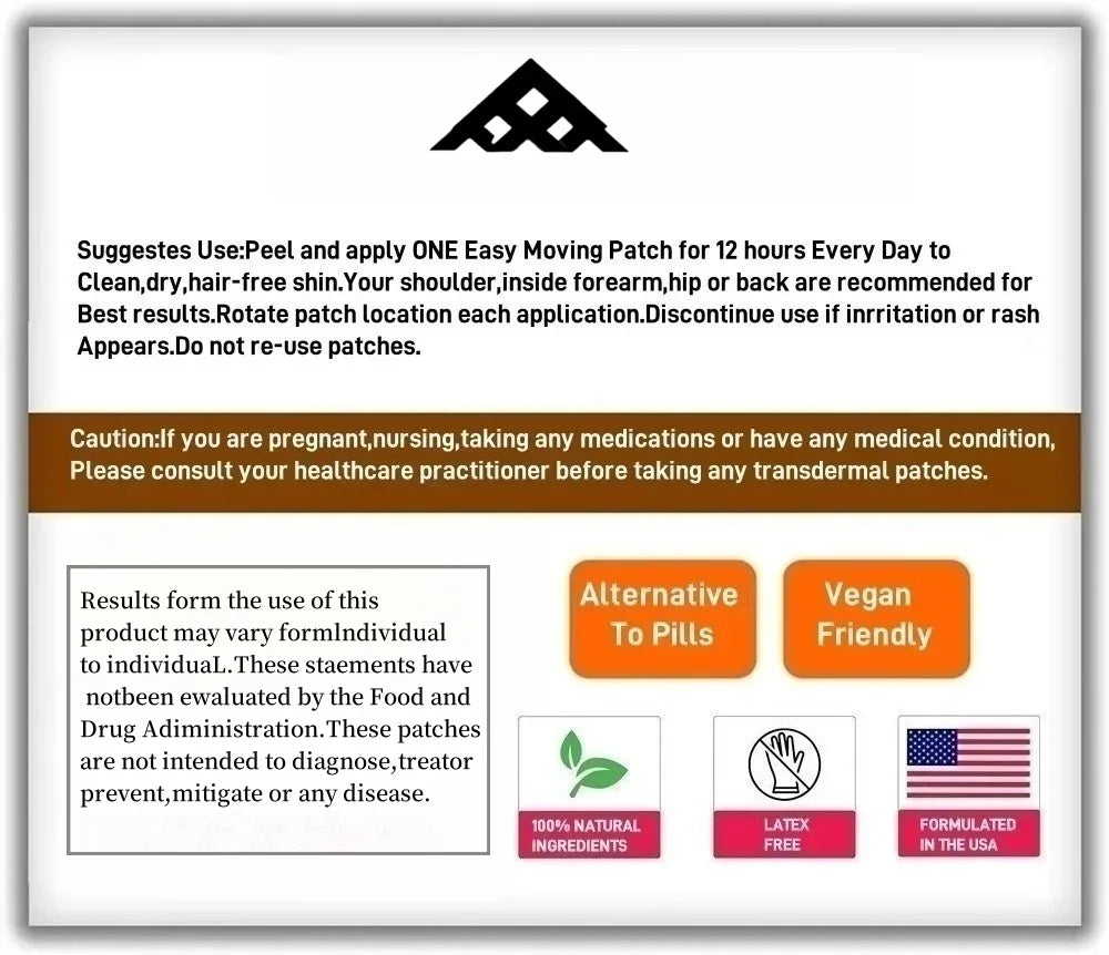 30 Patches Magnesium L -threonate Promotes Brain , Enhances Memory, Concentration & Cognition, Energy Transdermal Patch