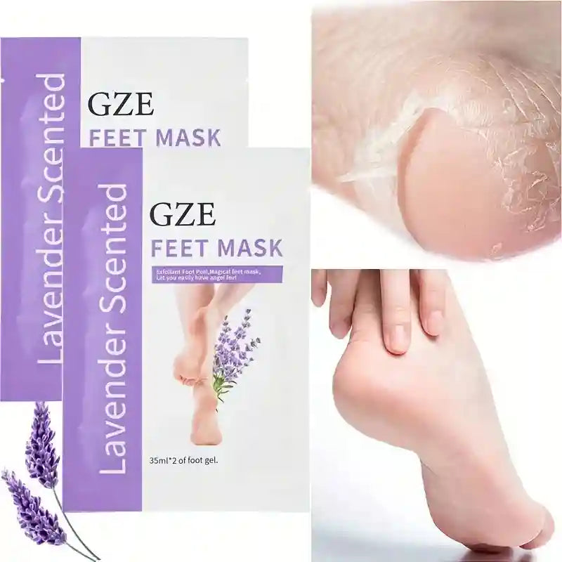 Foot Peel Mask - Professional Exfoliating Treatment for Cracked Heels Scrubs Treatments Tidesmit