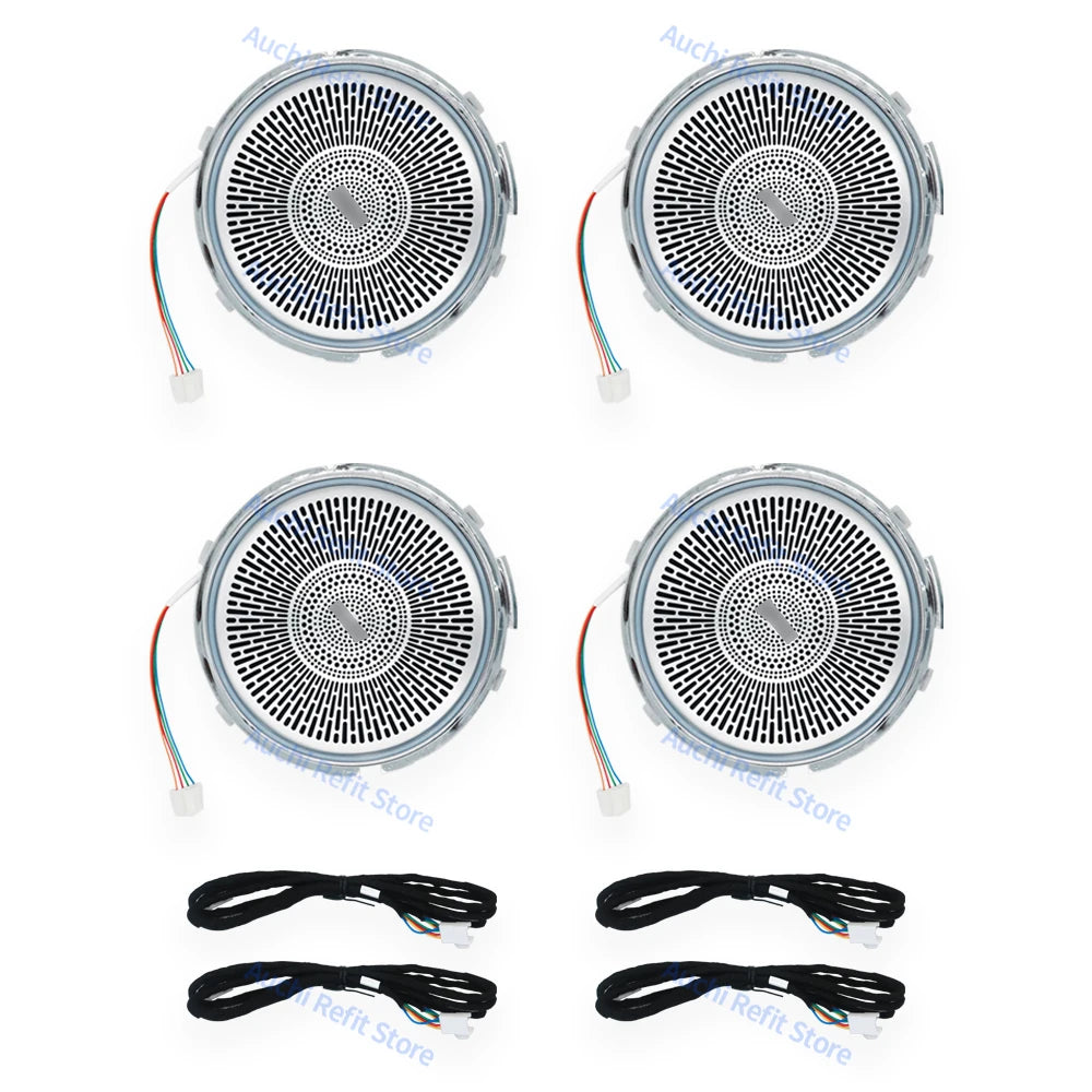 Mercedes Benz LED Speaker Cover Ambient Light - 64 Color Interior Trim Tidesmit