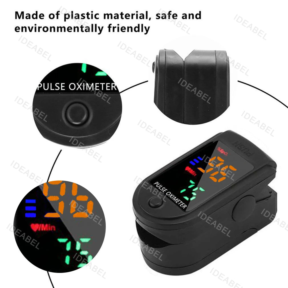 1-10P Finger Pulse Oximeter OLED Blood Oxygen Saturation Heart Rate Monitor Oxymeters Medical With Respiratory Digital Oximeter