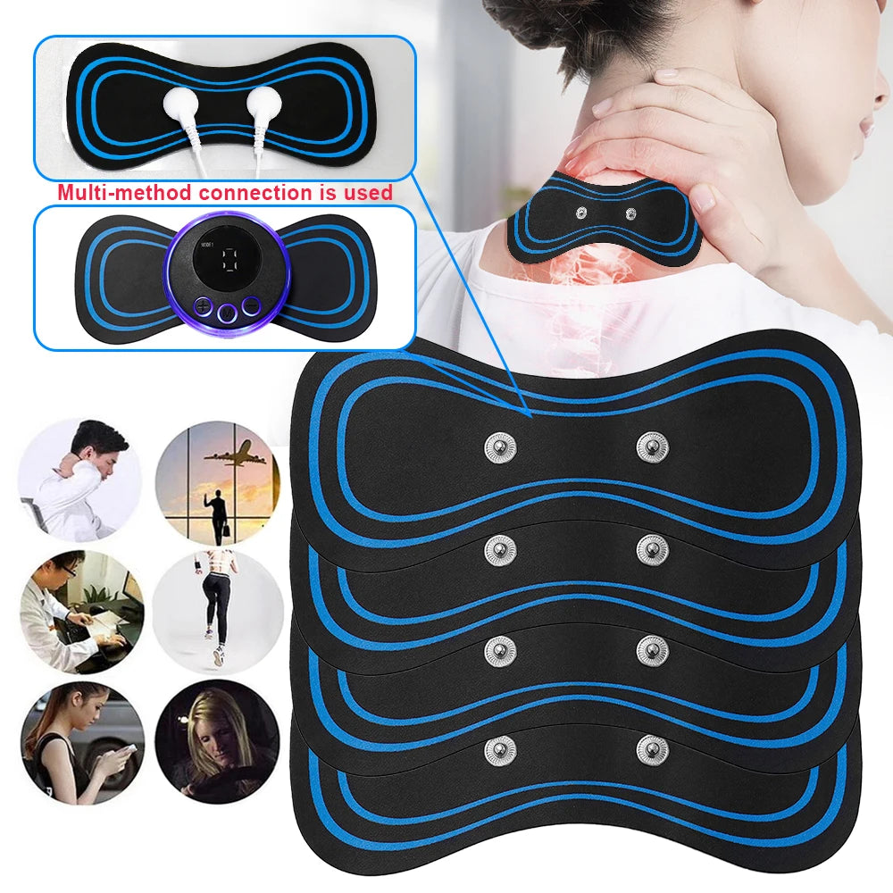 TENS Unit Muscle Stimulator - Portable Pain Relief Massager by Tidesmit Relaxation Treatment Tidesmit
