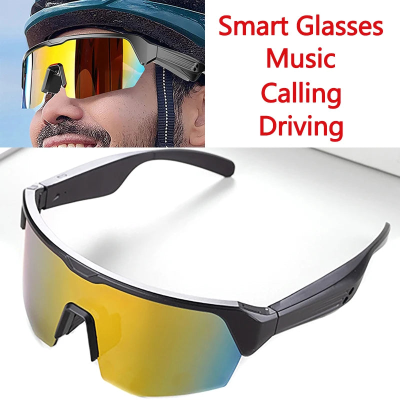 Polarized Bluetooth Audio Cycling Sunglasses | Silver & Gold Options Tidesmit