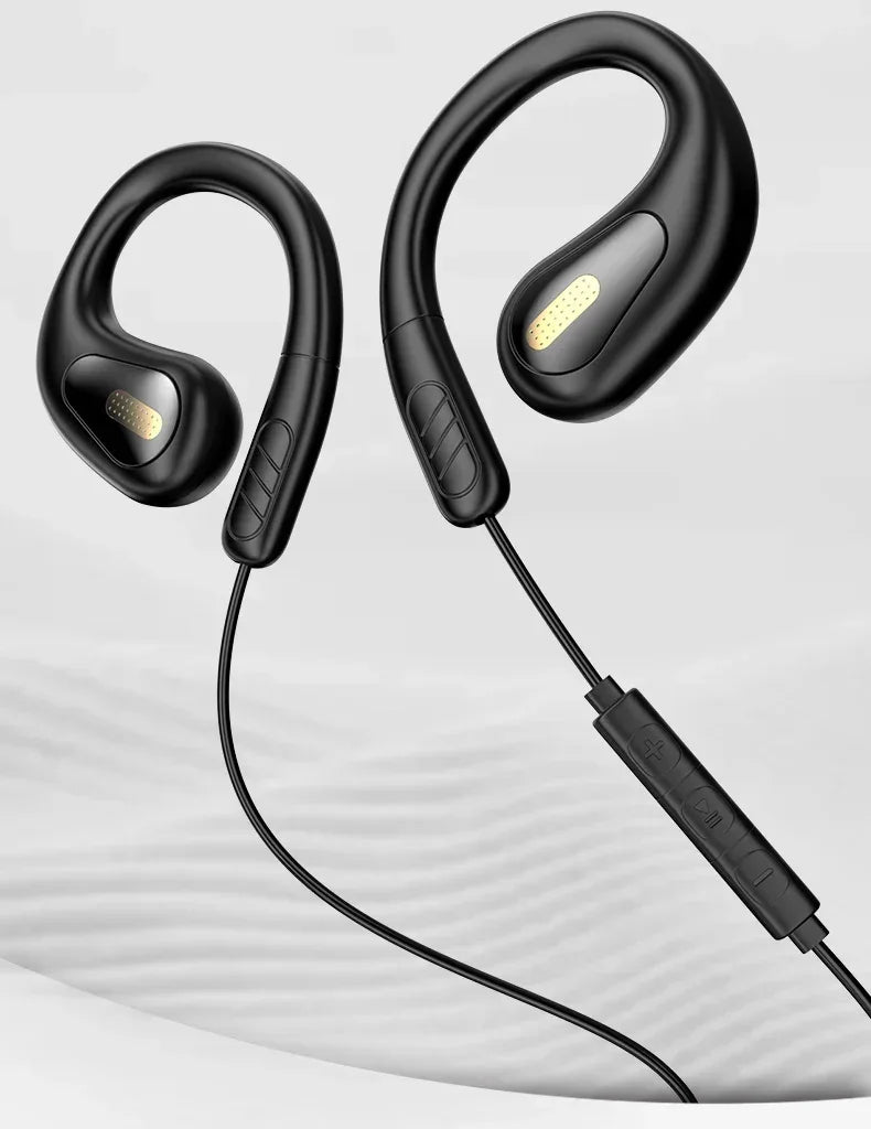 Tidesmit Open Ear Gaming Headset | Wired ENC Mic | 3.5mm & Type-C Options Tidesmit