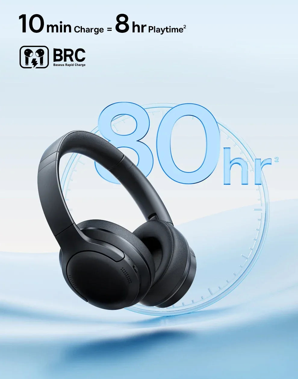 Tidesmit 70H Wireless Bluetooth Headphones Foldable Over-Ear Tidesmit