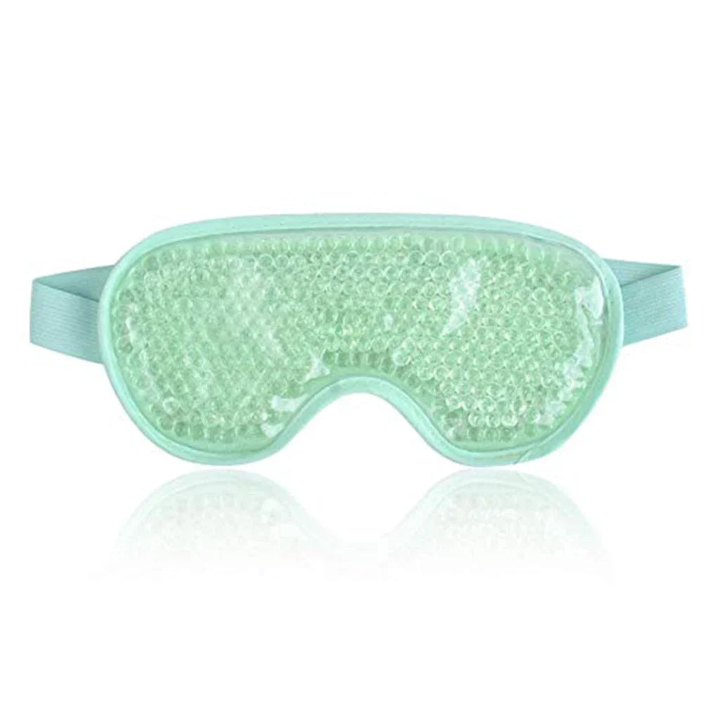 Gel Eye Mask Reusable Beads for Hot & Cold Therapy Soothing Relaxing Beauty Gel Eye Mask Sleeping Ice Goggles Sleeping Mask