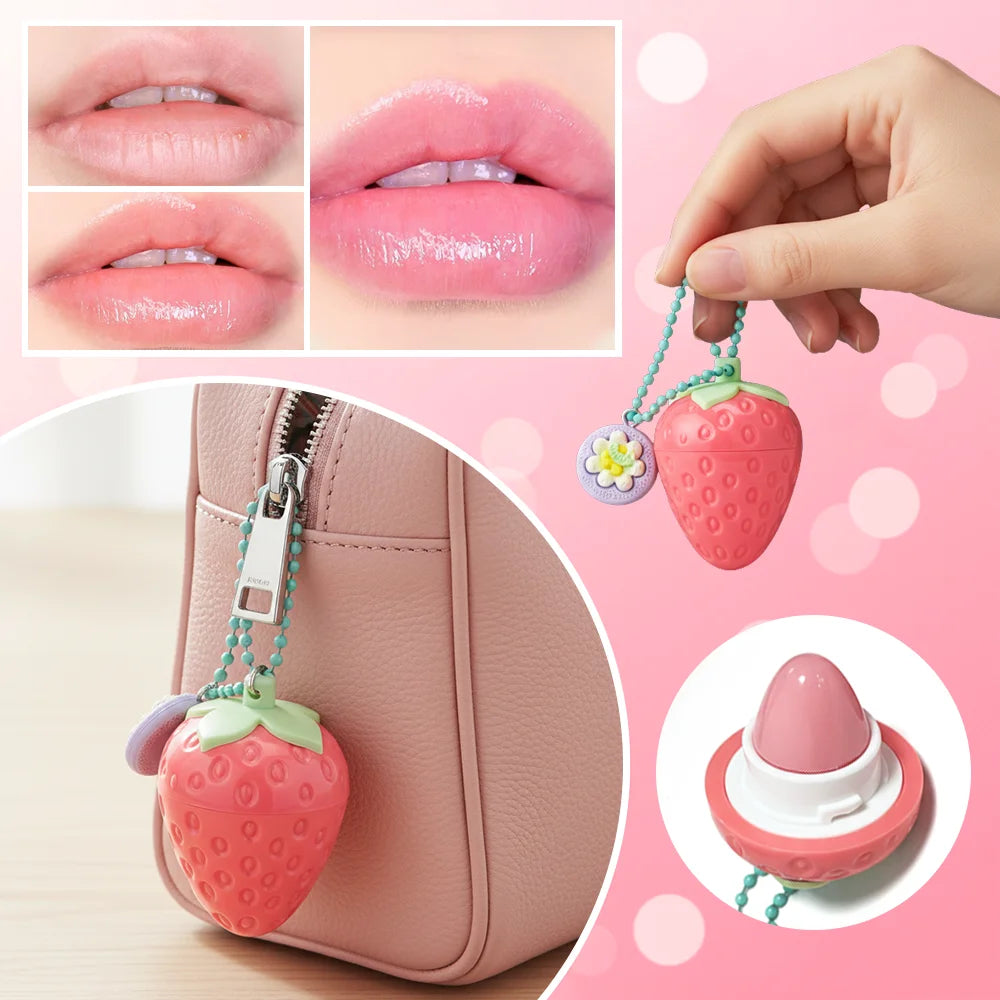 Strawberry Moisturizing Lip Balm - Nourishing Lip Treatment (MS9033) Lip Care Tidesmit