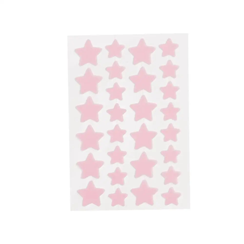 28Pcs Colorful Cute Star Shaped Acne Sticker Invisible Acne Cover Pimple Patch Skin Care