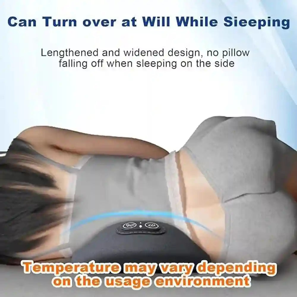 Back Massager with Heat and Vibration for Pain Relief - Tidesmit Relaxation Treatment Tidesmit