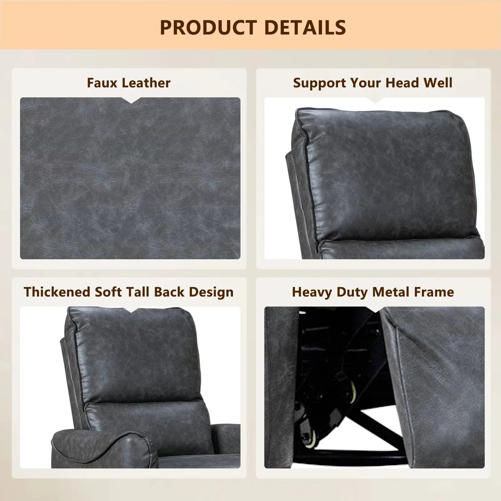 Electric Massage Recliner Chair - Power Lift Sofa for Muscle Relief Massage Chairs Tidesmit