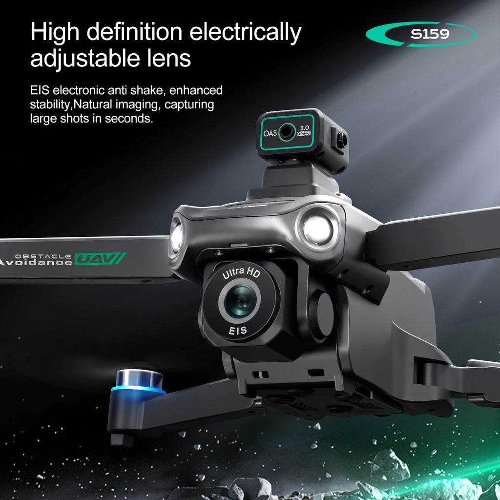 4K GPS Drone with Dual Camera and Remote Screen - Foldable Design Tidesmit