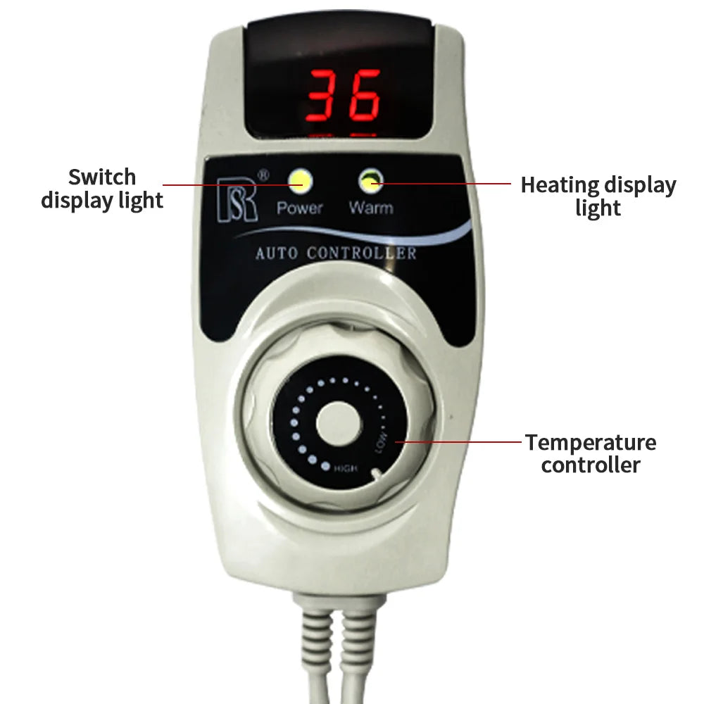 Jade Massage Cushion with Far Infrared Heat Therapy for Muscle Relief Massage Cushion Tidesmit