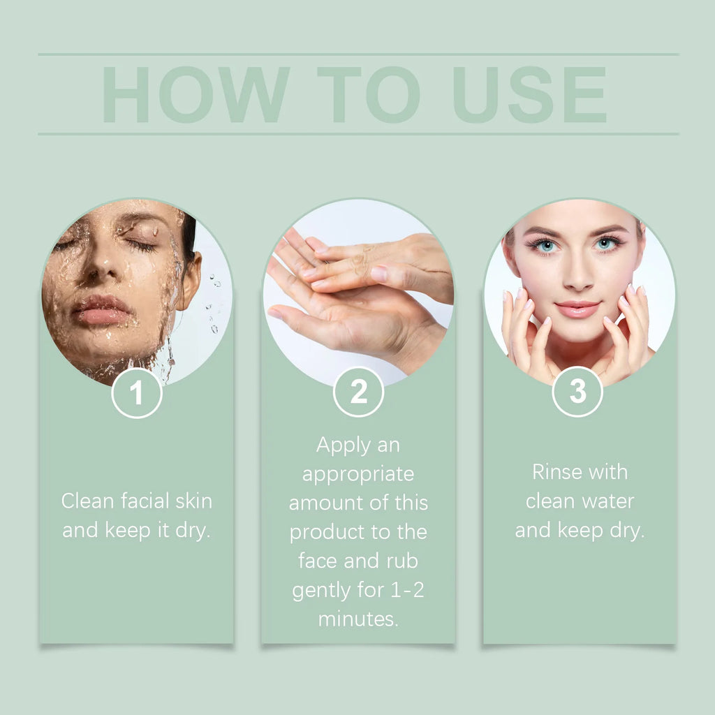 Exfoliating Peeling Gel for Face - Brightening 50g Skin Care Scrubs Treatments Tidesmit