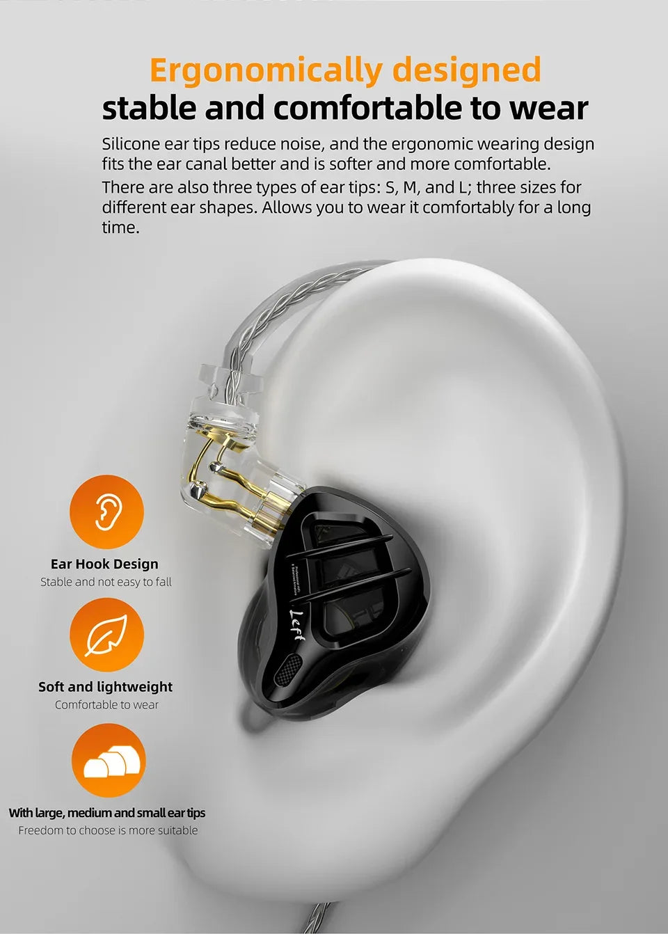KZ ZAR 8-Driver Hybrid In-Ear Monitor Earphones by Tidesmit Tidesmit