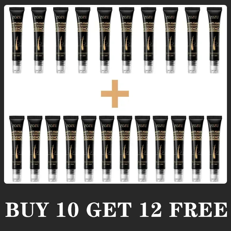 Biotin Hair Growth Oil Scalp Massage Kit - 10pcs Tidesmit Massage Cushion 22pcs Tidesmit