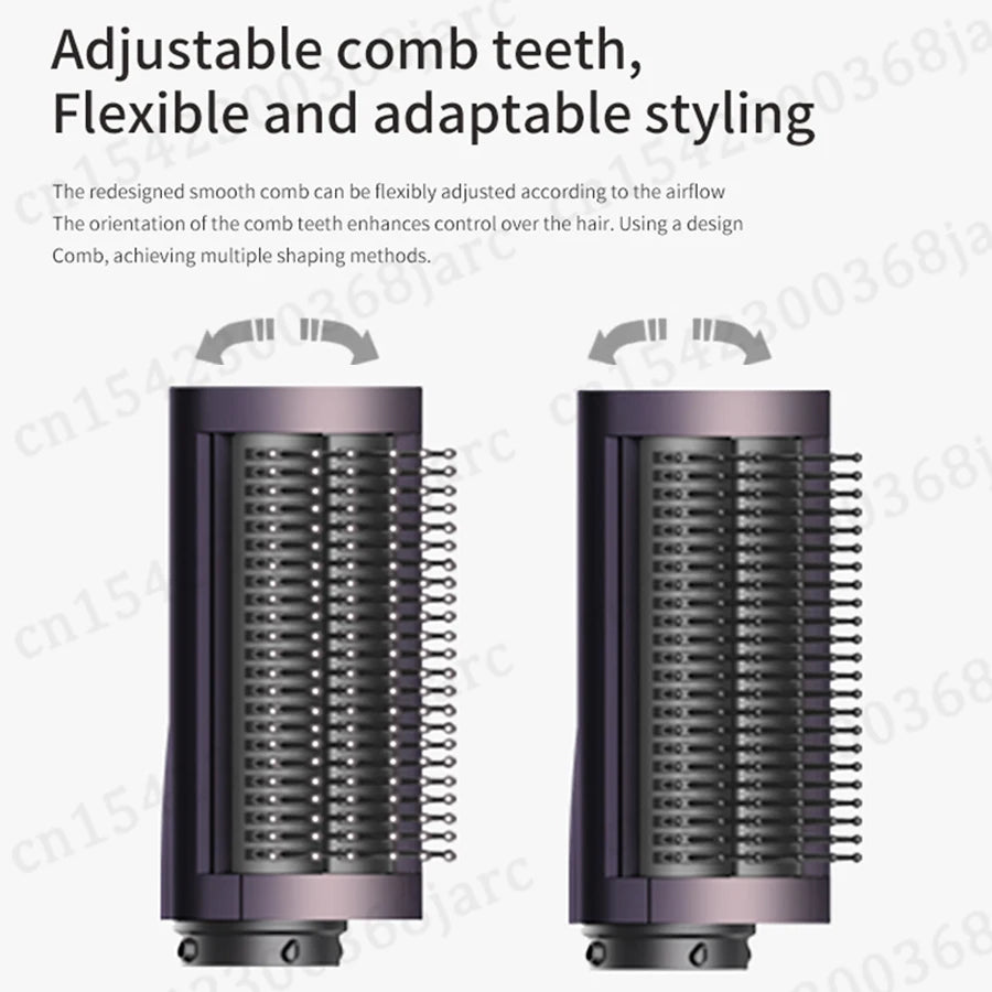 SenCiciMen X9 hair styler attachment with adjustable comb teeth for professional, flexible salon-style airflow control.
