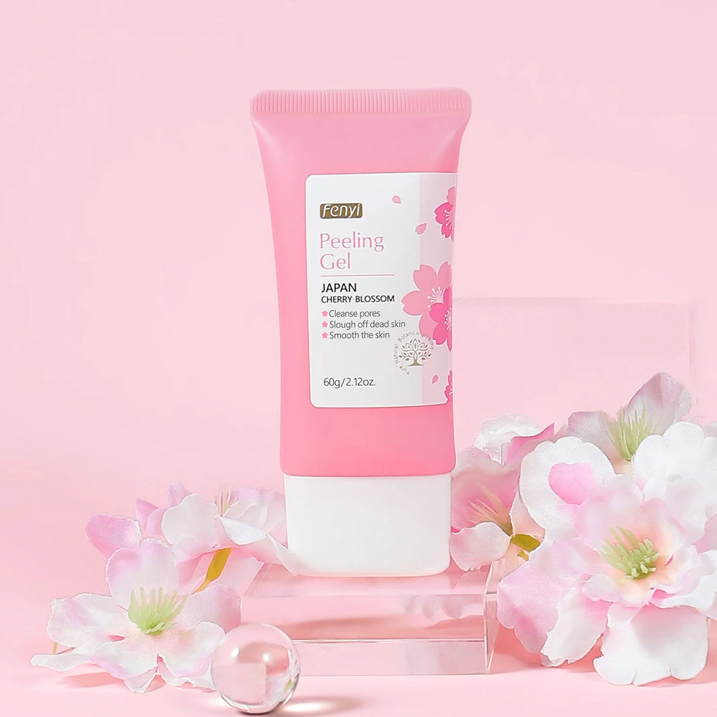 Cherry Blossom Exfoliating Gel - Deep Cleaning & Hydrating Formula 60g Scrubs Treatments Only 1 pc-60g Tidesmit