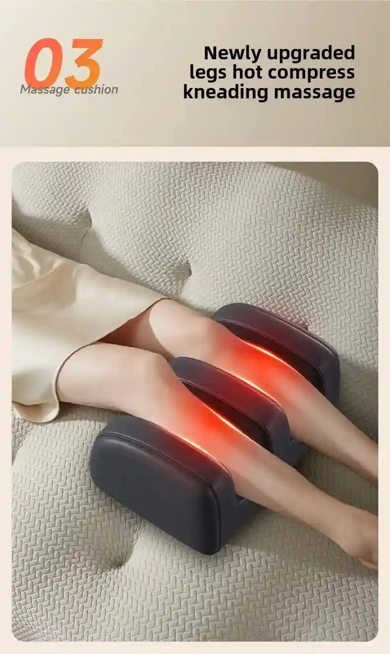 Electric Massage Roller Chair with Heat Therapy for Back and Neck Relief Massage Roller Tidesmit