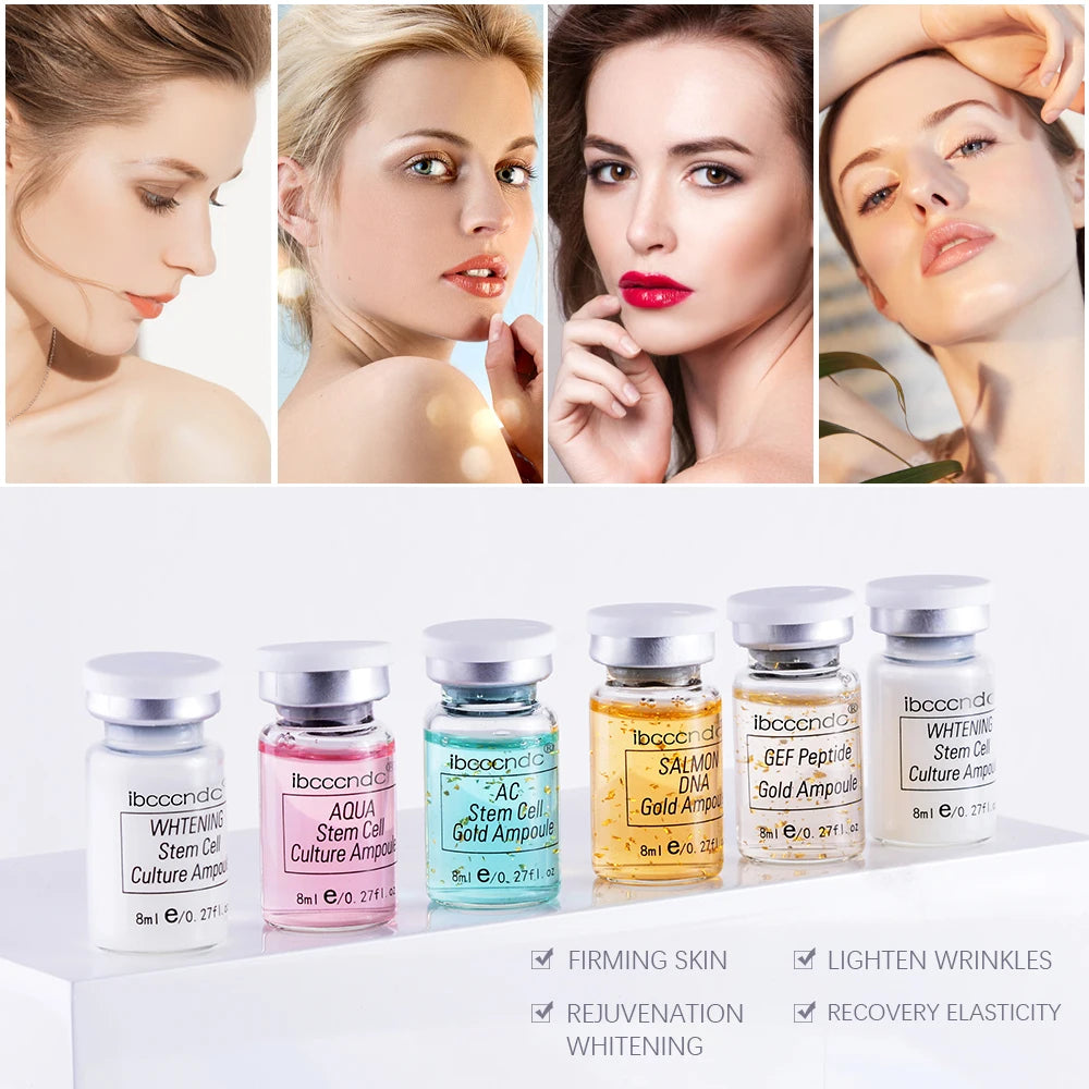 Tidesmit Korea BB Cream Glow starter kit texture close-up featuring niacinamide and peptide skin care serum essence