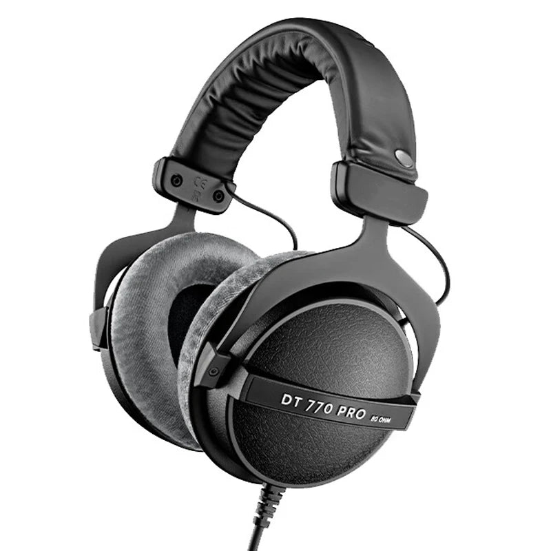 Beyerdynamic DT 770 PRO Studio Headphones | Closed-Back Monitor 80 ohm Gray Tidesmit