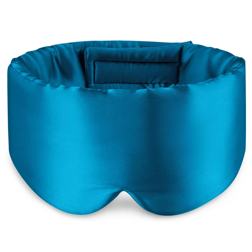 100% Mulberry Silk Sleeping Mask Eyepatch Blocking Light Eyemask Soft Padded Travel Sleeping Aid for Sleep Patch Slaapmasker