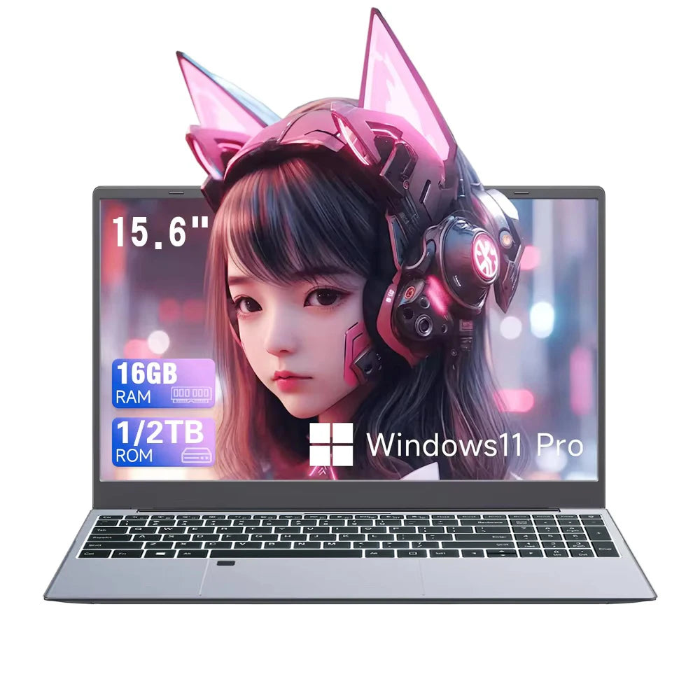 2026 Windows 11 Pro 15.6 inch Laptop Intel Core i9-10980HK Fingerprint UnIock Notebook 16GB RAM 1TB/2TB SSD Office game Laptops