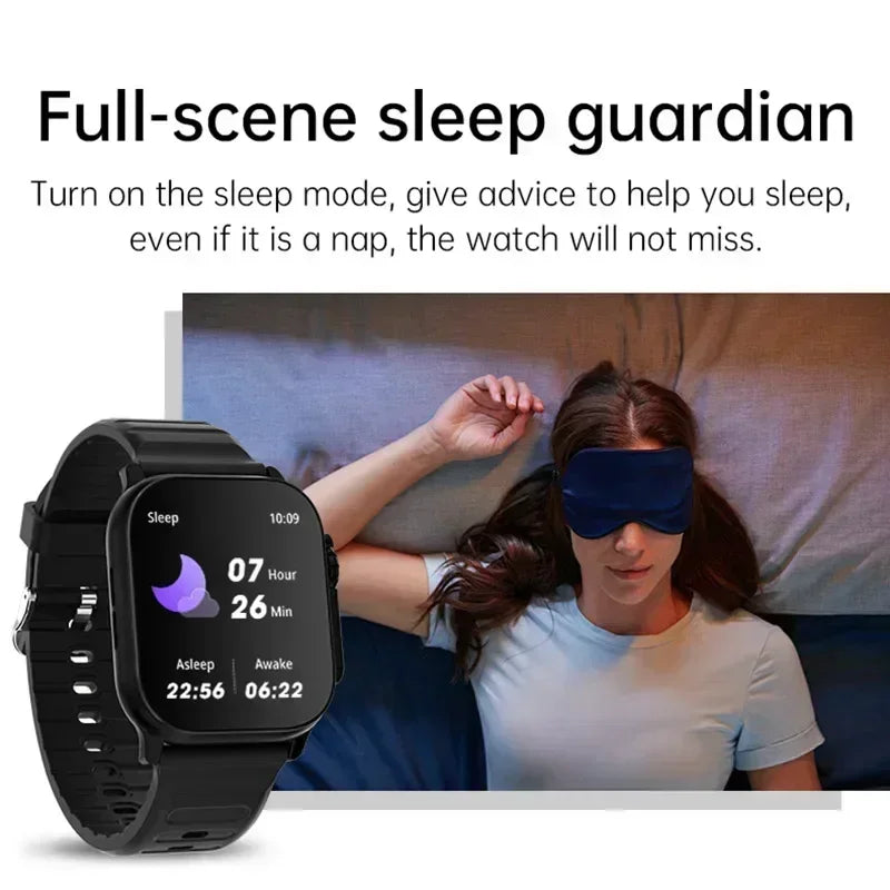 New Waterproof Bluetooth Smart Watch Retina Screen Long Battery Life Heart Rate Monitor 2026 Sports Tracker Smart Watch