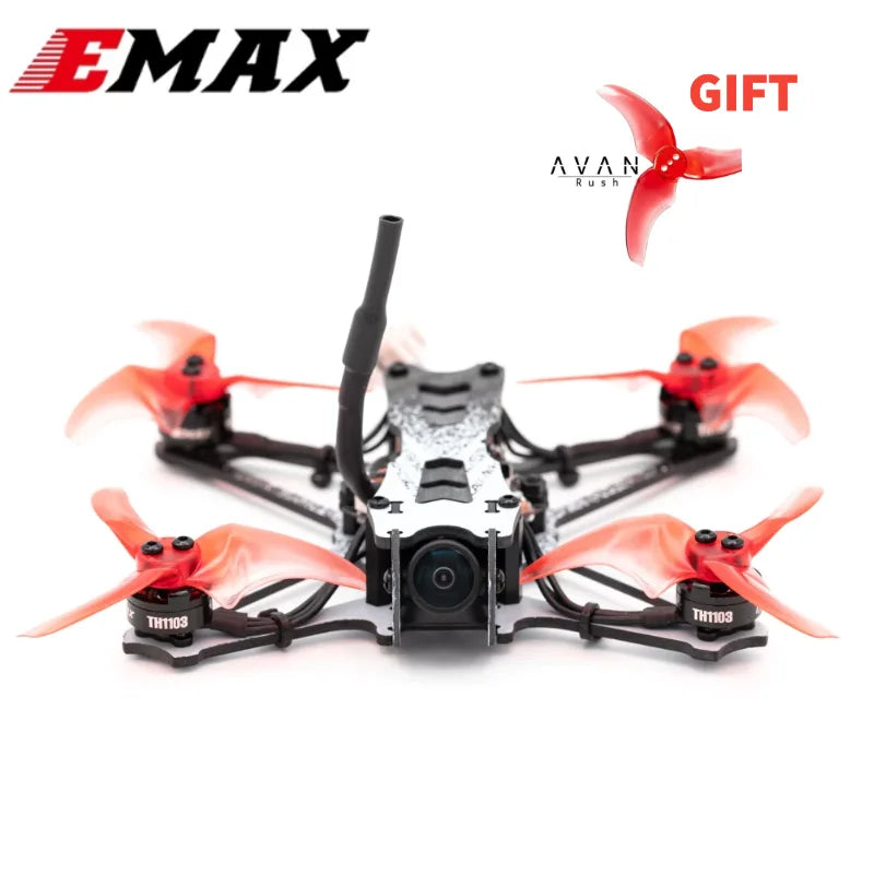 EMAX Tinyhawk Freestyle 2.5 Inch FPV Drone - Durable Brushless BNF Freestyle II Tidesmit