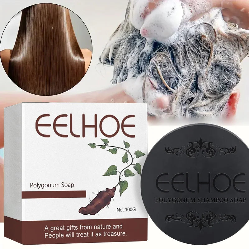 Polygonum multiflorum Thunb Super Soap Shampoo Cold Process Soap Shampoo Bar Pure Plant Shampoo Hair Treatment