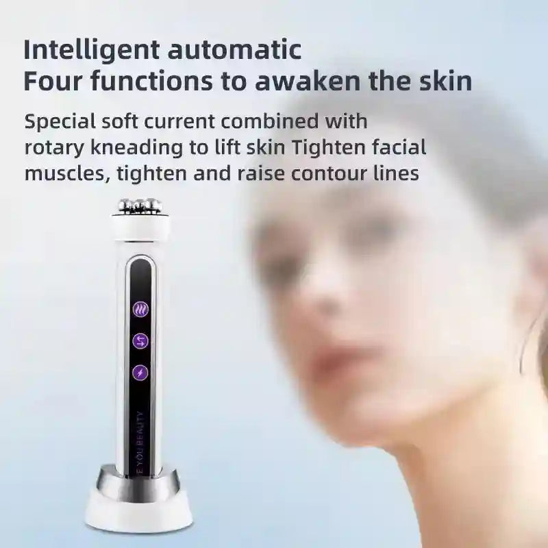 EMS Facial Massager & RF Skin Firming Device | Tidesmit White Eye Massage Instrument Tidesmit
