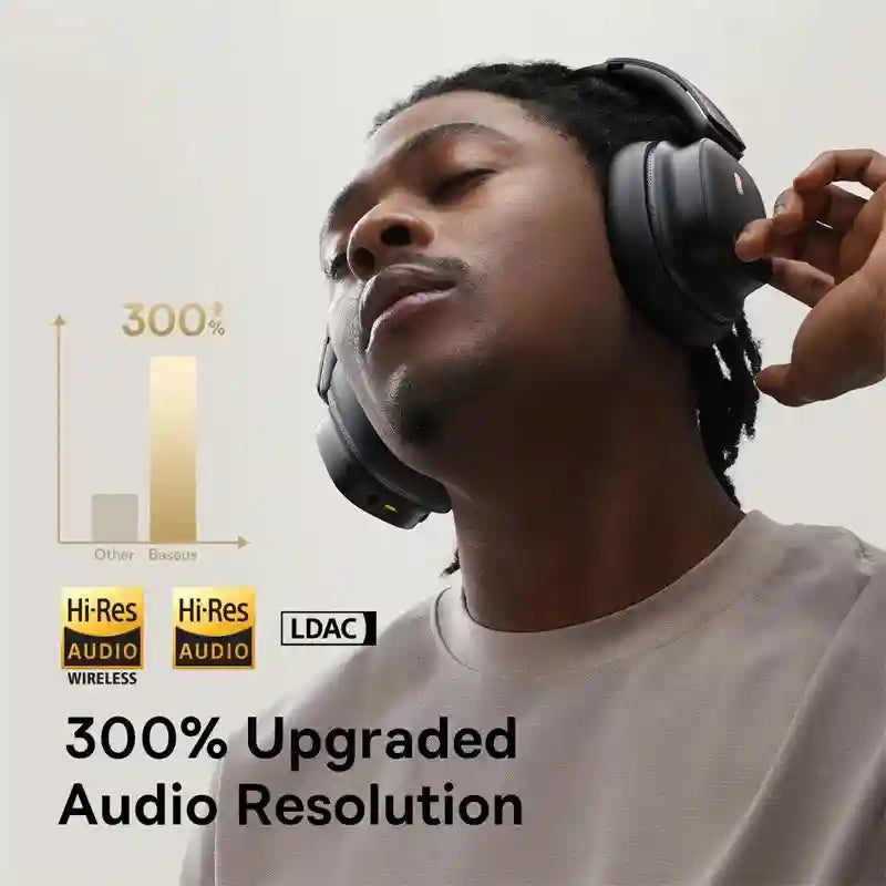 Wireless Headphones with Active Noise Cancellation & Spatial Audio - Black Tidesmit