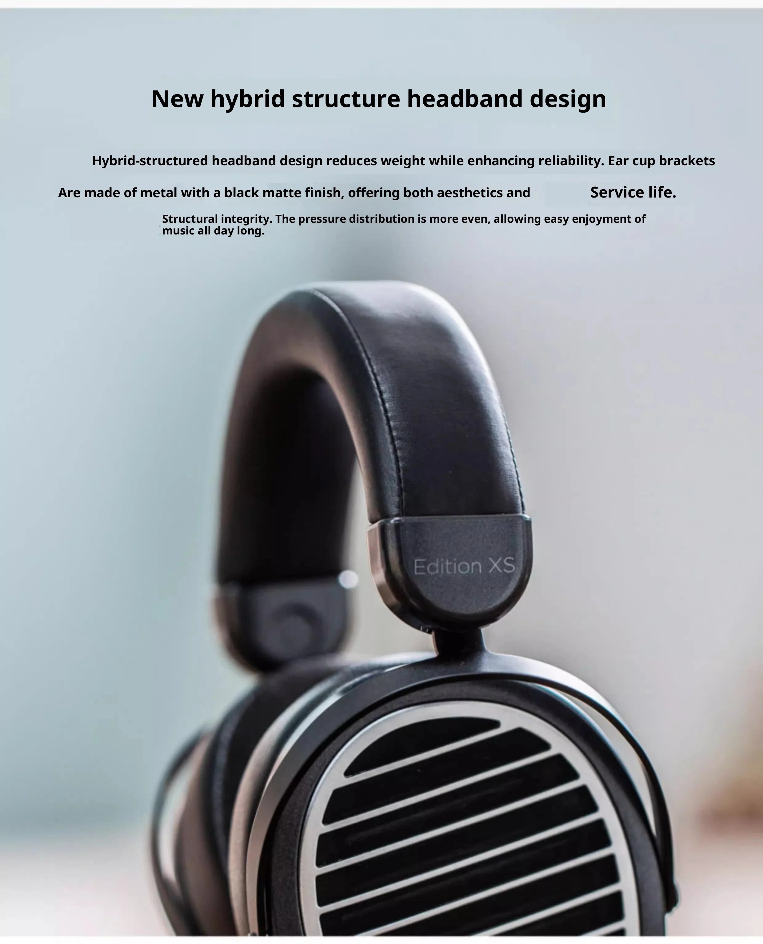 HIFIMAN Edition XS Open-Back Planar Magnetic Headphones - Black Tidesmit