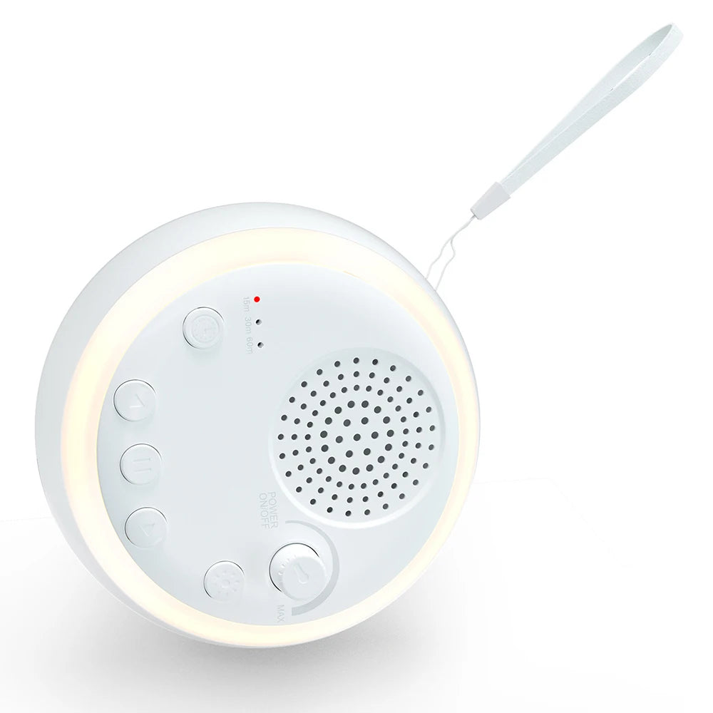 16 Soothing Sounds 15/30/60 min Timer White Noise Machine Mini Baby Sleep Machine Built-in Night Light for Baby Kids Adults