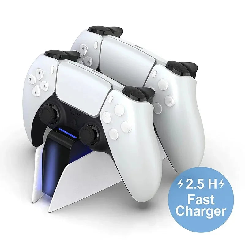 PS5 DualSense Charging Station: Fast Dual Dock Stand for Controllers Tidesmit
