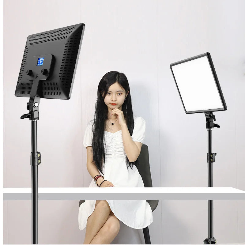 LED Video Light Panel for Content Creation - Adjustable Color Temp Tidesmit