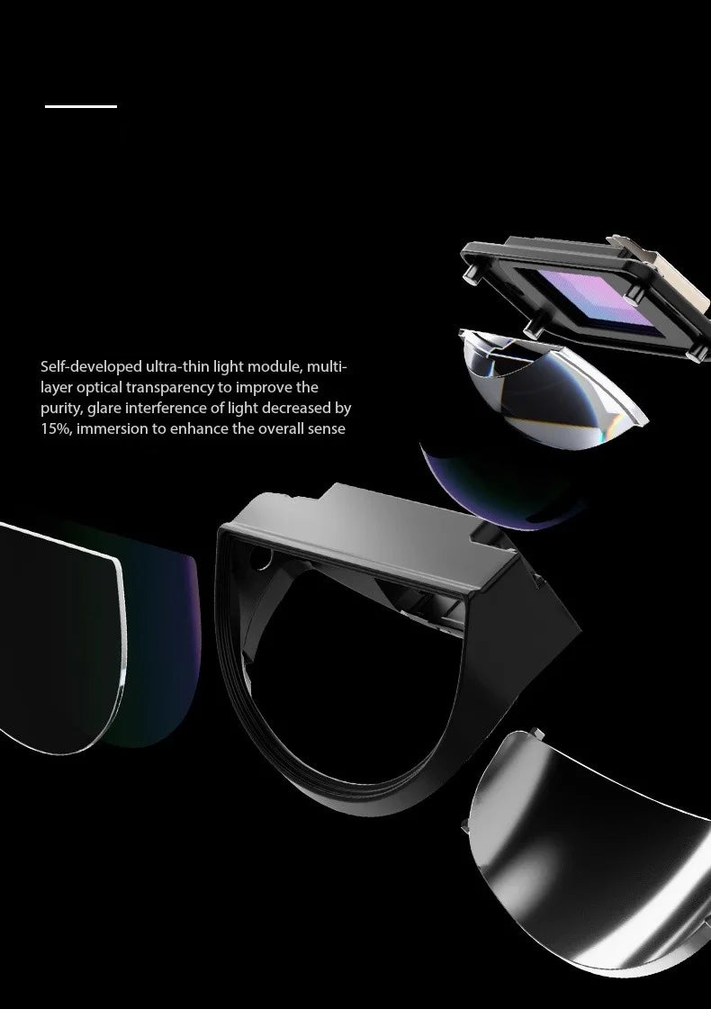 AR Glasses 135-Inch Private Cinema Display for Immersive Mobile Gaming Tidesmit
