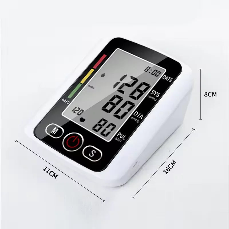 digital baumanometer blood pressure monitor take blood pressure meter medical digital upper arm tensiometers heart rate meter
