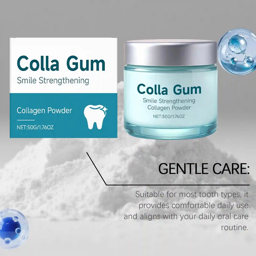 Tidesmit Collagen and Hydroxyapatite tooth powder for gentle teeth whitening and natural gum health