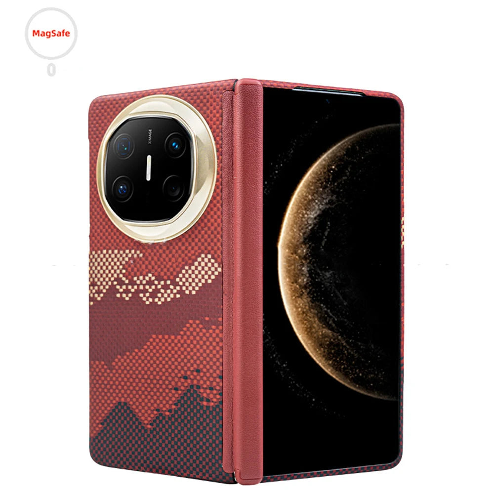 Huawei Mate X6 Aramid Fiber Case | Slim Magnetic Protection Rainbow ZZ China Mainland Huawei Mate X6 Tidesmit