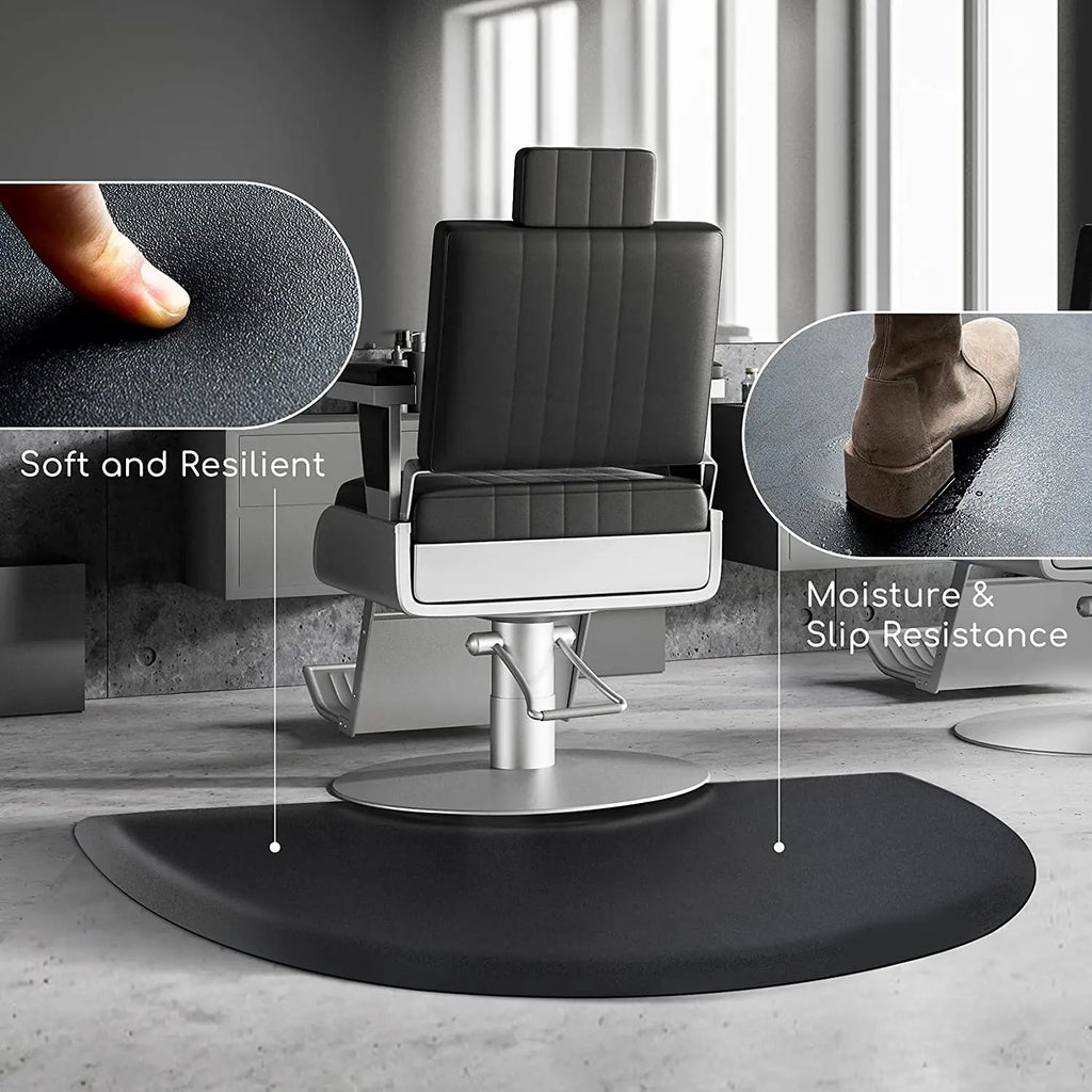 Barber Chair Floor Mat - Anti-Slip Rubber Protector | Tidesmit Massage Chairs Tidesmit