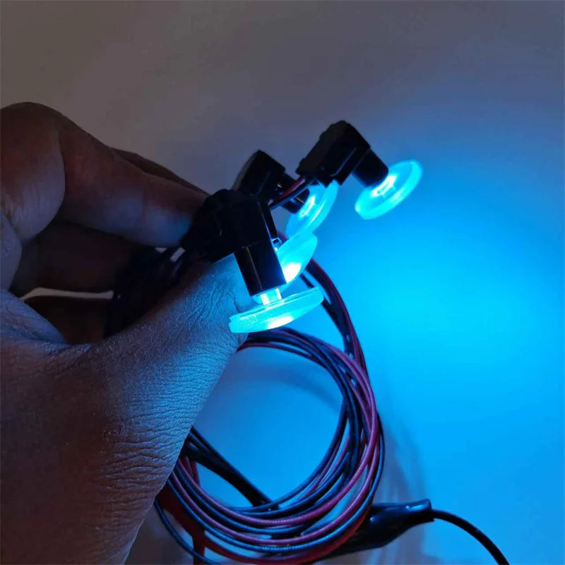 LED Ring Light Interior Door Handle Kit - 4Pcs Circular B Model Tidesmit