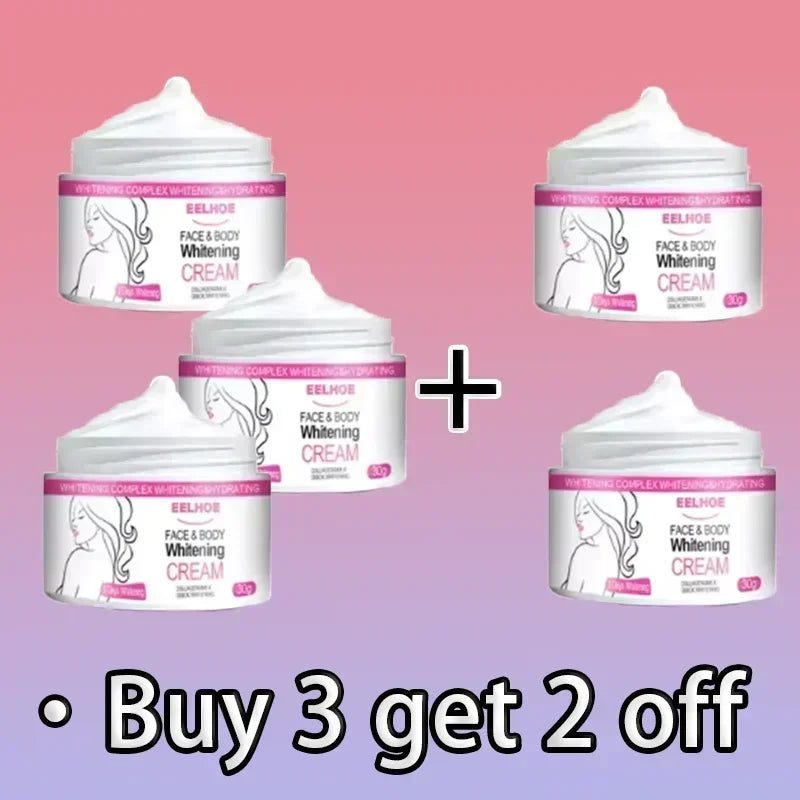 Niacinamide Body Whitening Cream For Underarm Bleaching Armpit Lightening Intimate Area Moisturizer Korean Skin Care Product