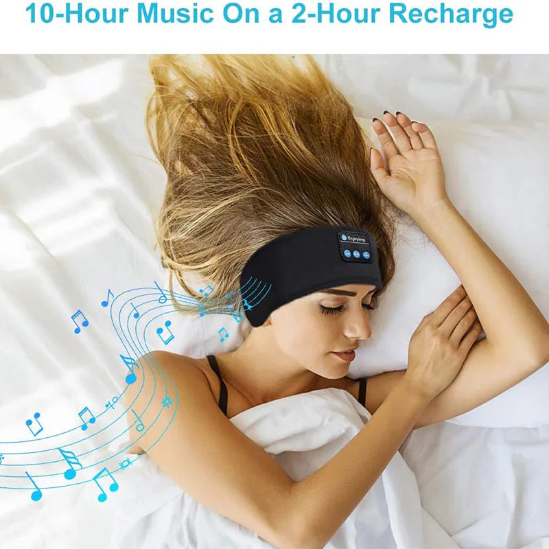 Bluetooth Sleep Headphones Headband – Wireless Music Eye Mask Tidesmit