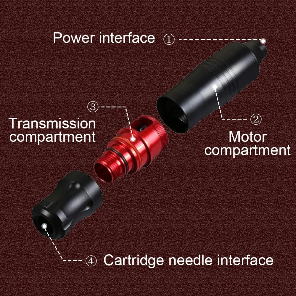 Ballpoint Tattoo Pen Kit | PMU Practice Machine for Beginners Permanent Makeup Machines Tidesmit