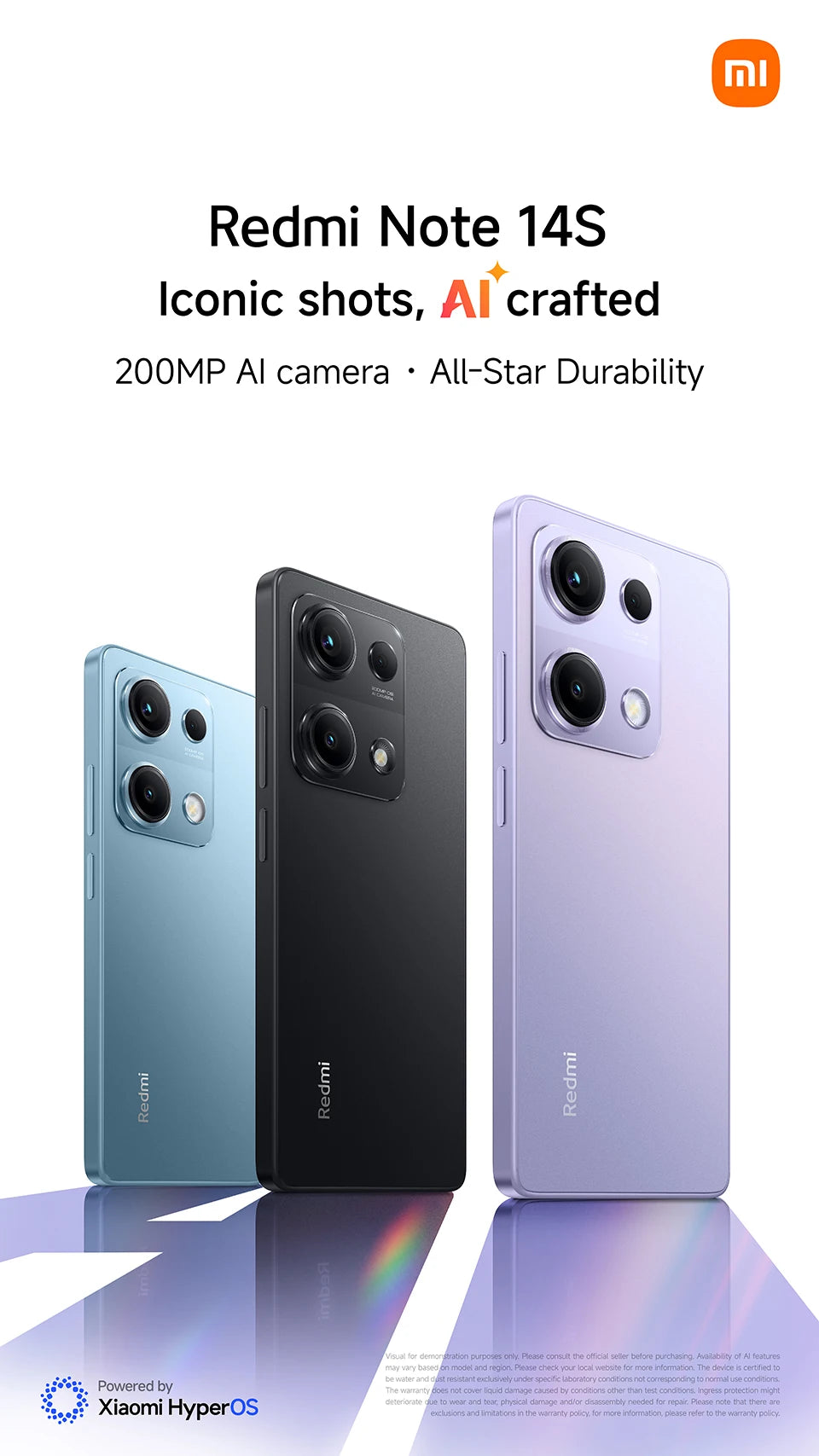 Xiaomi Redmi Note 14S Smartphone Global Version 120Hz 6.67" AMOLED Display MTK Helio G99 CPU 200MP Camera 67W Hyper Charge 5000m