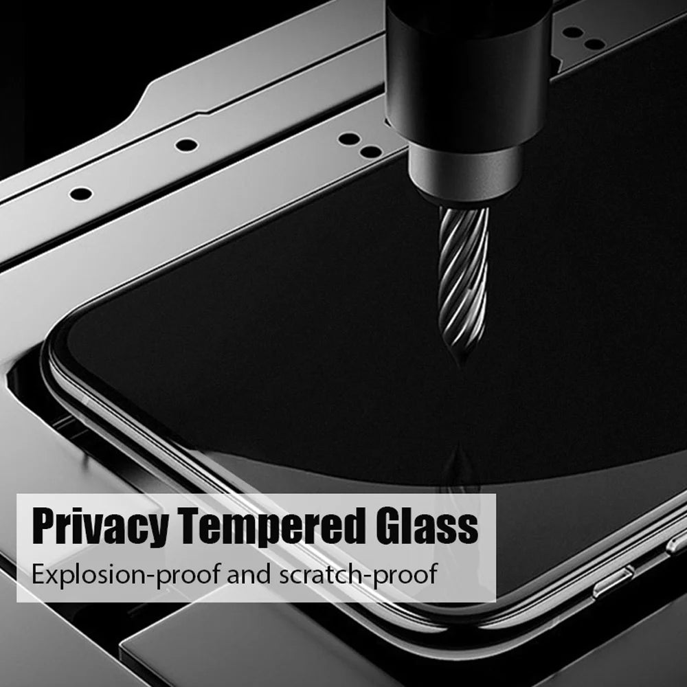 1/3/5 PCS Anti Spy Tempered Glass Privacy Screen Protector iPhone 16 Front Film iPhone 15 14 Plus verre trempe iphone 17 16e 14 13 12 11 Privacy Film AE Tidesmit