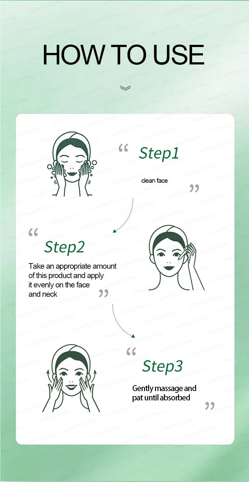 Tidesmit anti-wrinkle serum application guide showing steps to apply face vitamins for smoother, younger-looking skin.
