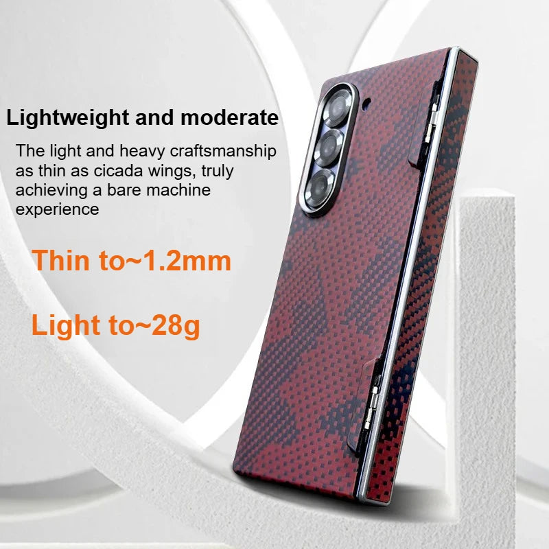 Samsung Galaxy Z Fold 7 Aramid Carbon Fiber Case - Slim Protection Tidesmit